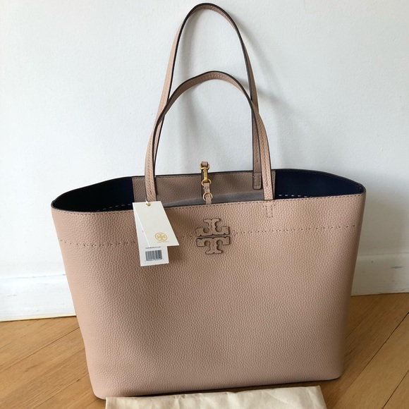 tory burch mcgraw tote devon sand